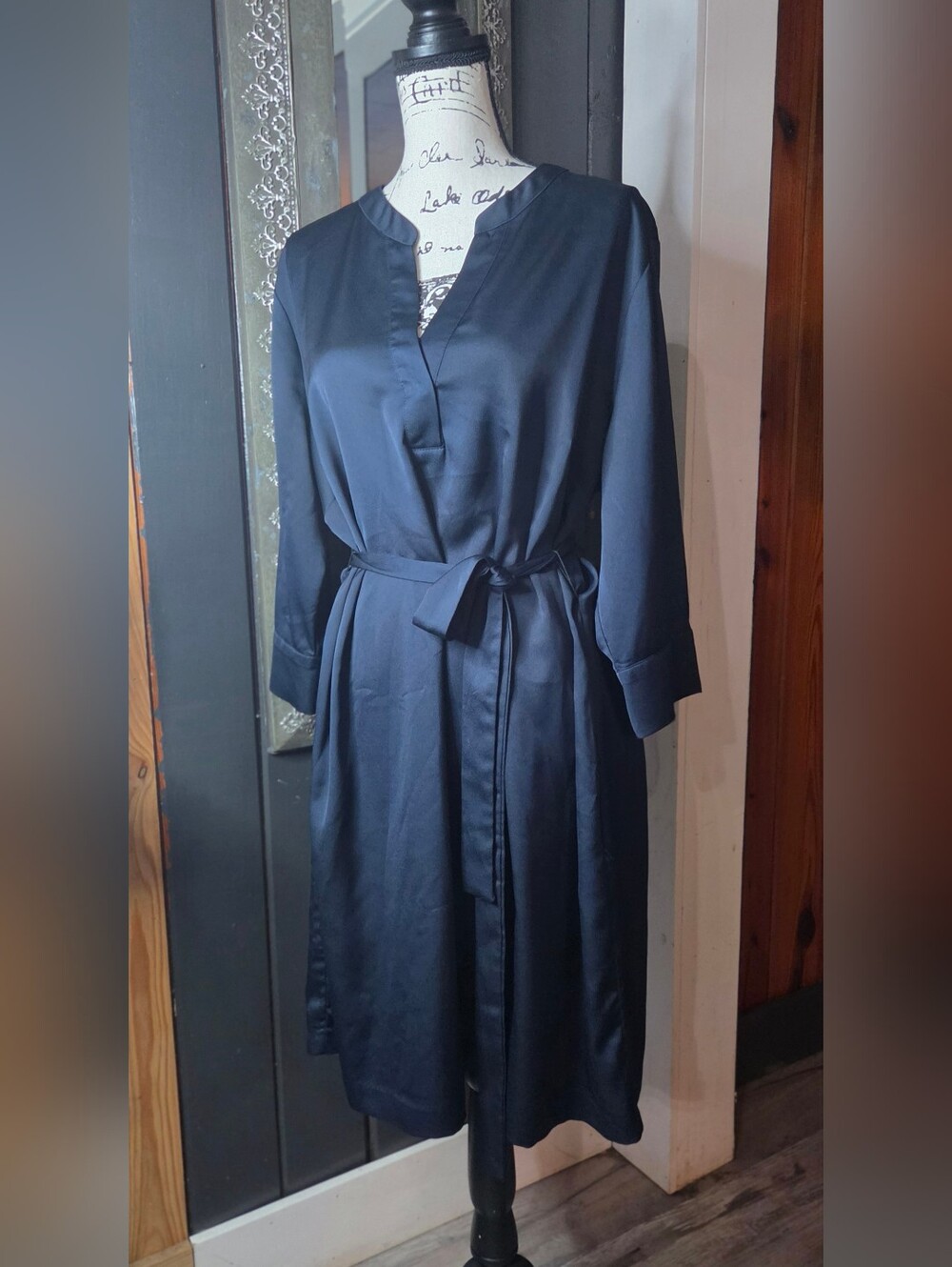 🔅H&M Navy Shirt Dress - Picture 2 of 8